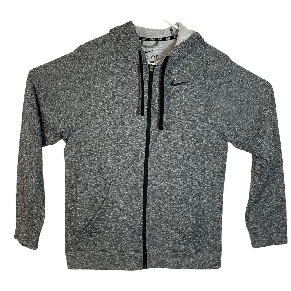 Nike Dri-Fit French Terry Training Full Zip Hooded Sweatshirt Hoodie Mens Size S